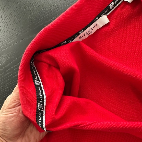 Givenchy Men’s Slim-Fit Polo – Size S, Red - Picture 3 of 4